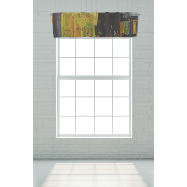 Cafe Terrace at Night (Van Gogh 1888) Valance - On window