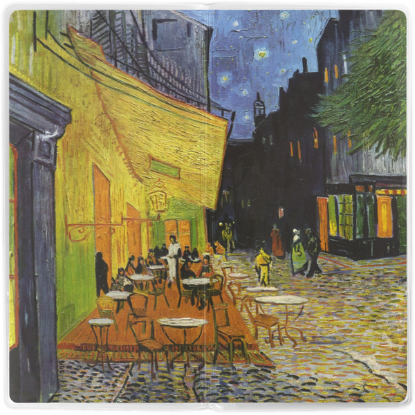 Cafe Terrace at Night (Van Gogh 1888) Vinyl Document Wallet - Apvl