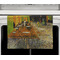 Cafe Terrace at Night (Van Gogh 1888) Waffle Weave Towel - Full Color Print - Lifestyle2 Image