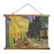 Cafe Terrace at Night (Van Gogh 1888) Wall Hanging Tapestry - Wide