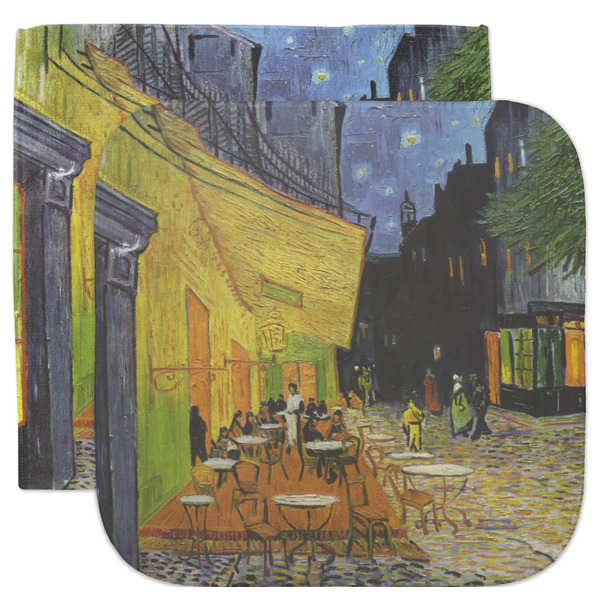 Custom Cafe Terrace at Night (Van Gogh 1888) Facecloth / Wash Cloth