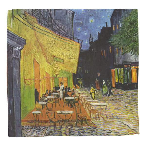 Cafe Terrace at Night (Van Gogh 1888) Washcloth - Front - No Soap