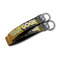 Cafe Terrace at Night (Van Gogh 1888) Webbing Keychain FOBs - Size Comparison
