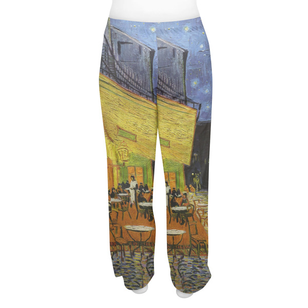 Cafe Terrace at Night (Van Gogh 1888) Women's Pj on model - Back