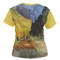 Cafe Terrace at Night (Van Gogh 1888) Women's T-shirt Back