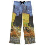 Cafe Terrace at Night (Van Gogh 1888) Womens Pajama Pants - S