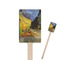 Cafe Terrace at Night (Van Gogh 1888) Rectangle Wooden Stir Sticks