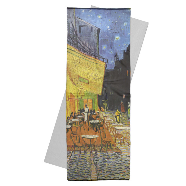 Custom Cafe Terrace at Night (Van Gogh 1888) Yoga Mat Towel