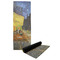Cafe Terrace at Night (Van Gogh 1888) Yoga Mat with Black Rubber Back Full Print View