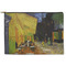 Cafe Terrace at Night (Van Gogh 1888) Zipper Pouch Large (Front)
