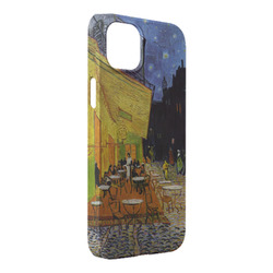 Cafe Terrace at Night (Van Gogh 1888) iPhone Case - Plastic - iPhone 14 Plus