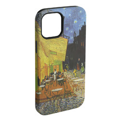 Cafe Terrace at Night (Van Gogh 1888) iPhone Case - Rubber Lined