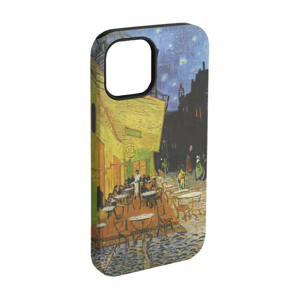 Custom Cafe Terrace at Night (Van Gogh 1888) iPhone Case - Rubber Lined - iPhone 15 Pro