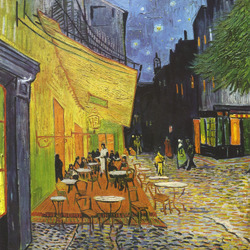 Cafe Terrace at Night (Van Gogh 1888)