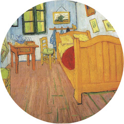 The Bedroom in Arles (Van Gogh 1888) 1" Multipurpose Round Labels