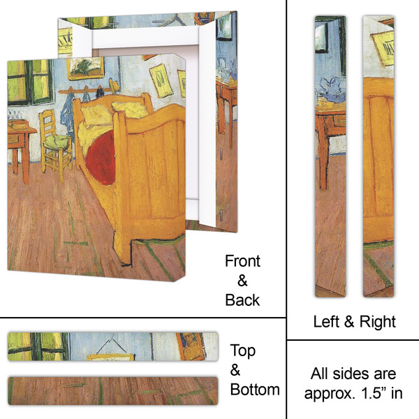 The Bedroom in Arles (Van Gogh 1888) 11x14 - Canvas Print - Approval