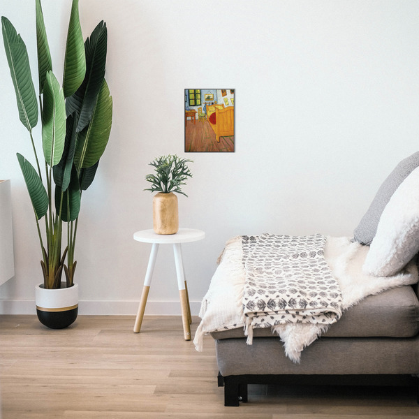 The Bedroom in Arles (Van Gogh 1888) 11x14 Wood Print - In Context