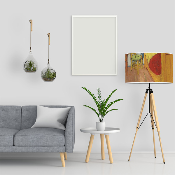 The Bedroom in Arles (Van Gogh 1888) 12" Drum Lampshade - LIFESTYLE