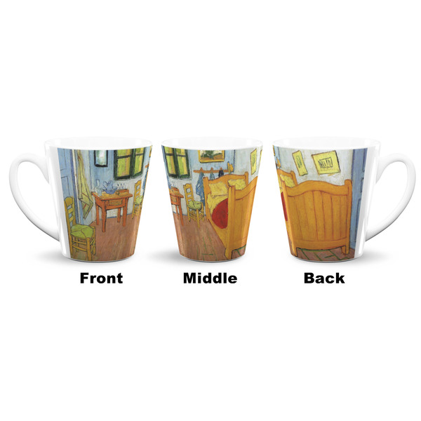 The Bedroom in Arles (Van Gogh 1888) 12 Oz Latte Mug - Approval