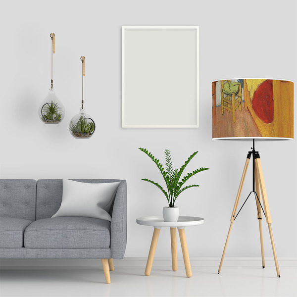 The Bedroom in Arles (Van Gogh 1888) 16" Drum Lampshade - LIFESTYLE