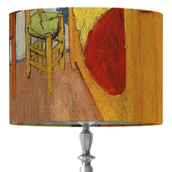 The Bedroom in Arles (Van Gogh 1888) 16" Drum Lamp Shade - Fabric