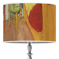 The Bedroom in Arles (Van Gogh 1888) 16" Drum Lamp Shade - Poly-film