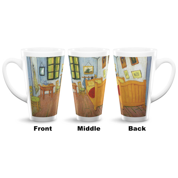The Bedroom in Arles (Van Gogh 1888) 16 Oz Latte Mug - Approval