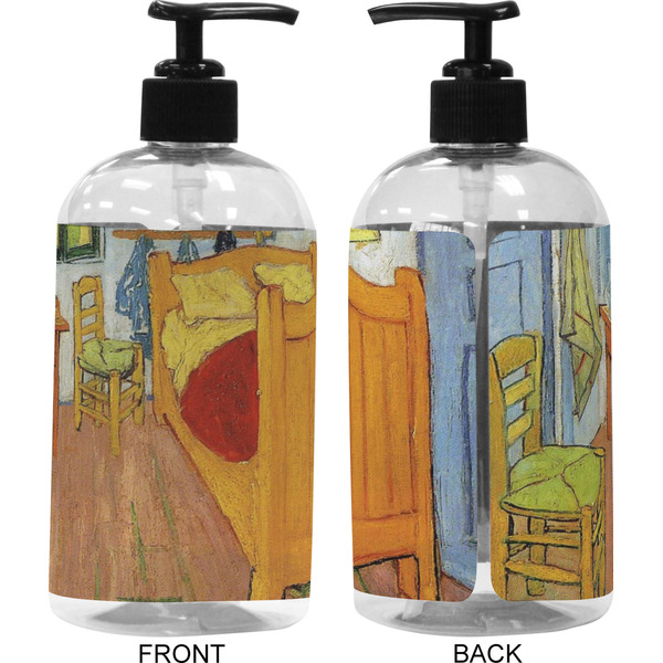 The Bedroom in Arles (Van Gogh 1888) 16 oz Plastic Liquid Dispenser (Approval) - Black