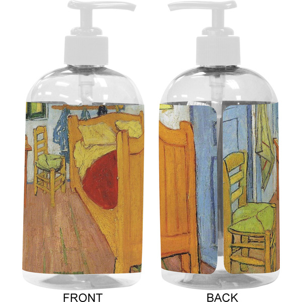 The Bedroom in Arles (Van Gogh 1888) 16 oz Plastic Liquid Dispenser - Approval - White