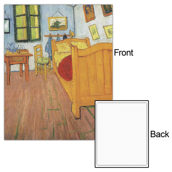 The Bedroom in Arles (Van Gogh 1888) 16x20 - Matte Poster - Front & Back