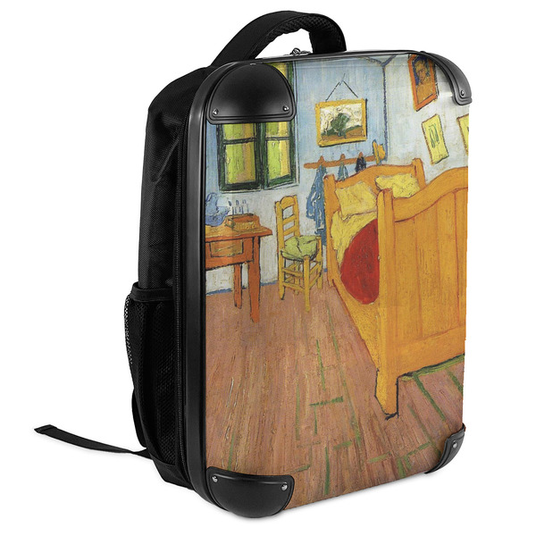 The Bedroom in Arles (Van Gogh 1888) 18" Hard Shell Backpacks - ANGLED VIEW
