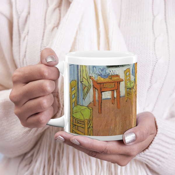 The Bedroom in Arles (Van Gogh 1888) 20oz Coffee Mug - LIFESTYLE