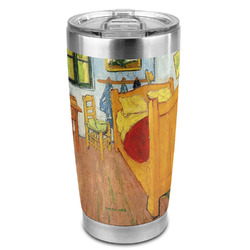 The Bedroom in Arles (Van Gogh 1888) 20oz Stainless Steel Double Wall Tumbler - Full Print
