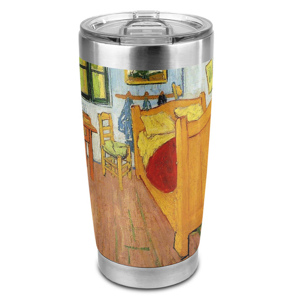 Custom The Bedroom in Arles (Van Gogh 1888) 20oz Stainless Steel Double Wall Tumbler - Full Print