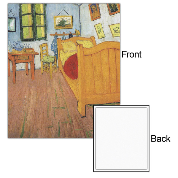 The Bedroom in Arles (Van Gogh 1888) 20x24 - Matte Poster - Front & Back