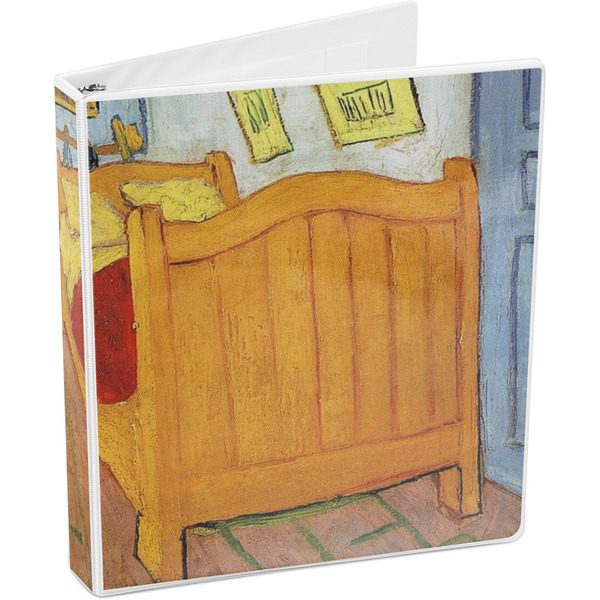 The Bedroom in Arles (Van Gogh 1888) 3-Ring Binder - 1" - Angled