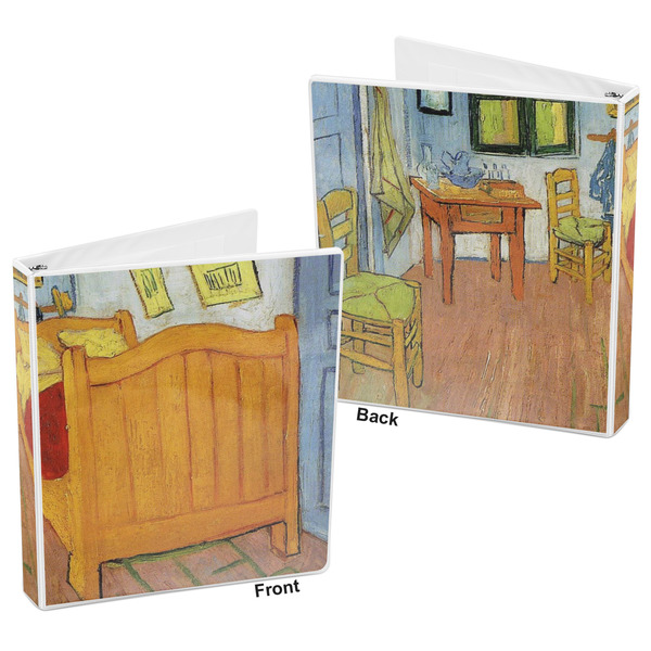 The Bedroom in Arles (Van Gogh 1888) 3-Ring Binder - 1" - Front and Back