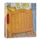 The Bedroom in Arles (Van Gogh 1888) 3-Ring Binder - 1" - Main