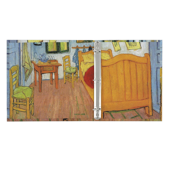 The Bedroom in Arles (Van Gogh 1888) 3 Ring Binders - Full Wrap - 1" - Open Inside