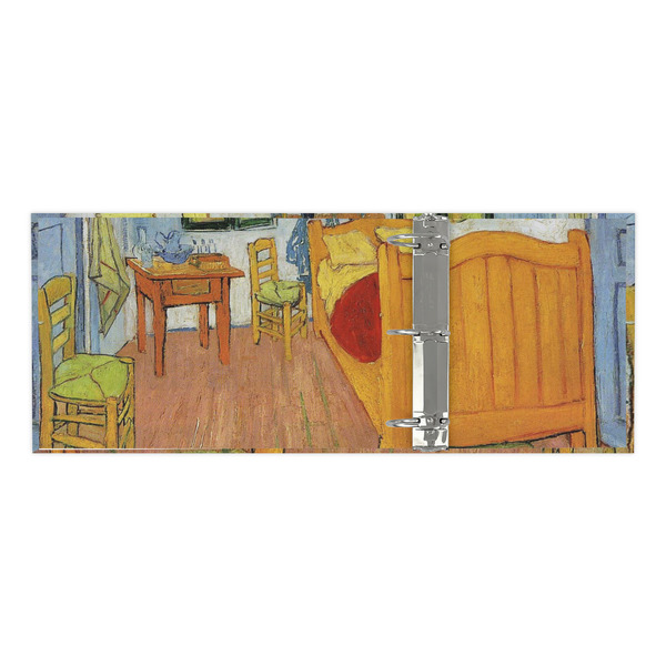 The Bedroom in Arles (Van Gogh 1888) 3 Ring Binders - Full Wrap - 3" - Open Inside
