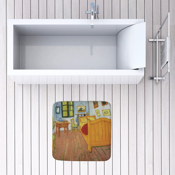 The Bedroom in Arles (Van Gogh 1888) 48x48 Foam Memory Mat - LIFESTYLE