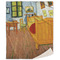 The Bedroom in Arles (Van Gogh 1888) 50x60 Sherpa Blanket