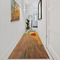 The Bedroom in Arles (Van Gogh 1888) Area Rug Sizes - In Context (vertical)