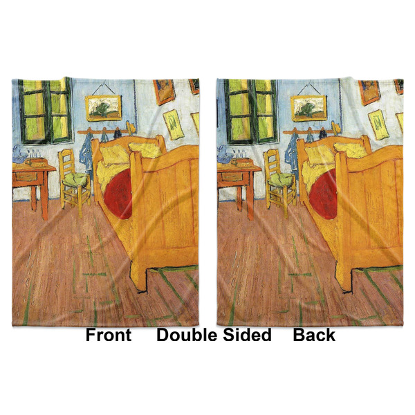 The Bedroom in Arles (Van Gogh 1888) Baby Blanket (Double Sided - Printed Front and Back)
