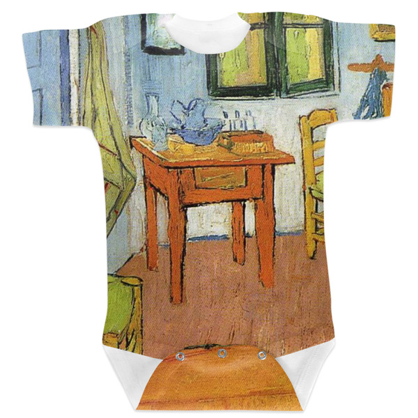 Custom The Bedroom in Arles (Van Gogh 1888) Baby Bodysuit
