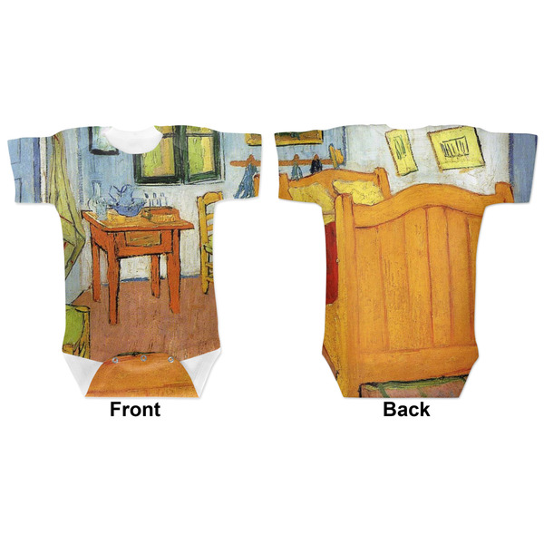 The Bedroom in Arles (Van Gogh 1888) Baby Bodysuit Approval
