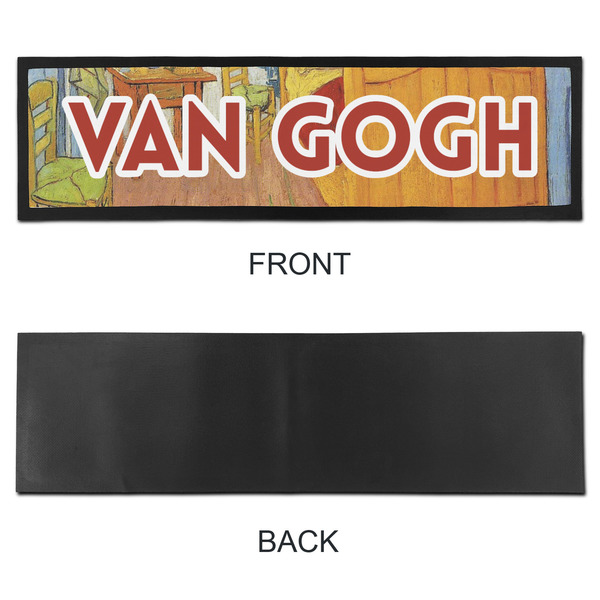 The Bedroom in Arles (Van Gogh 1888) Bar Mat - Large - APPROVAL