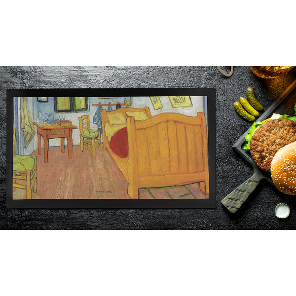 The Bedroom in Arles (Van Gogh 1888) Bar Mat - Small - LIFESTYLE