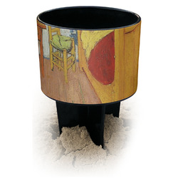 The Bedroom in Arles (Van Gogh 1888) Black Beach Spiker Drink Holder