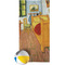 The Bedroom in Arles (Van Gogh 1888) Beach Towel